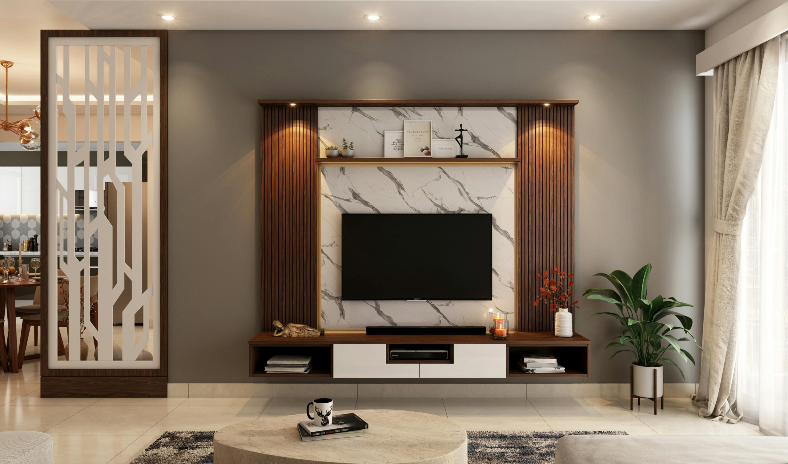 Professional custom tv wall unit service in Ocala FL home