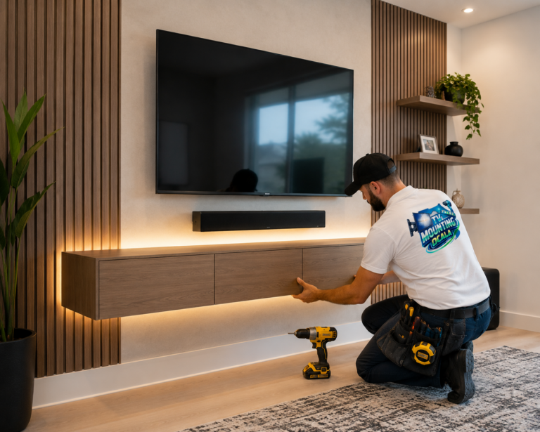 TV mounting project in Marion County Florida