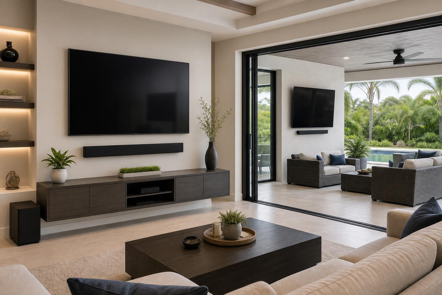 Planning Two TV Zones in a Citrus County Home: Living Room and Lanai Setup Guide