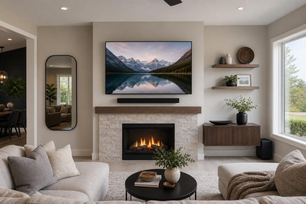 Should You Mount a TV Above the Fireplace? A Comfort-First Planning Guide